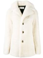 Saint Laurent Caban Coat - White