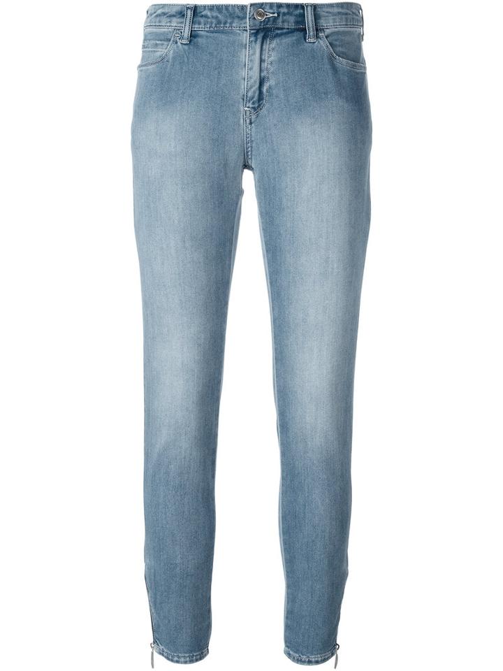 Armani Jeans - Stonewashed Jeans - Women - Cotton/polyester - 25, Blue, Cotton/polyester