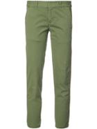 Nili Lotan Cropped Chino Trousers - Green