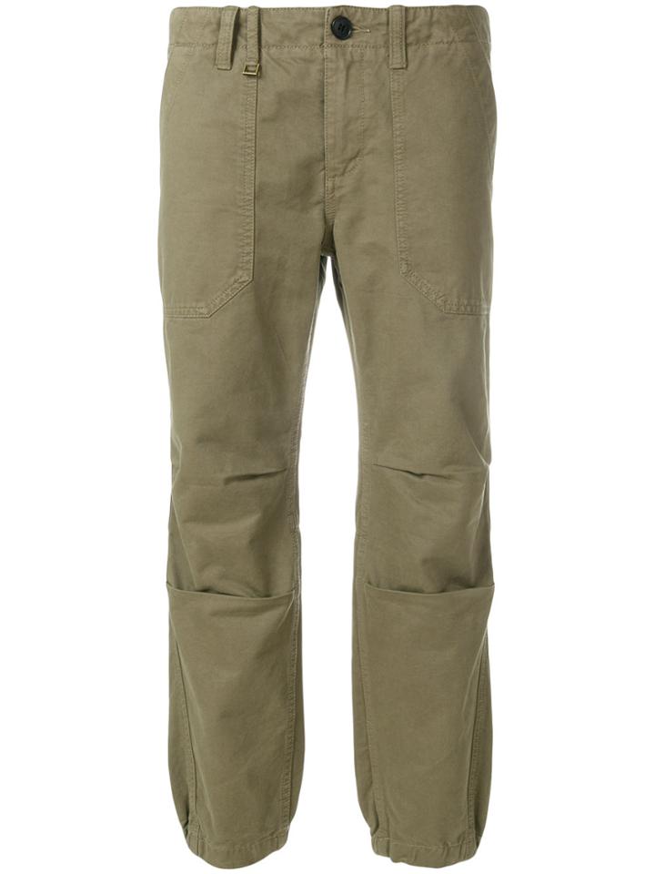 Zadig & Voltaire Palma Cropped Trousers - Green