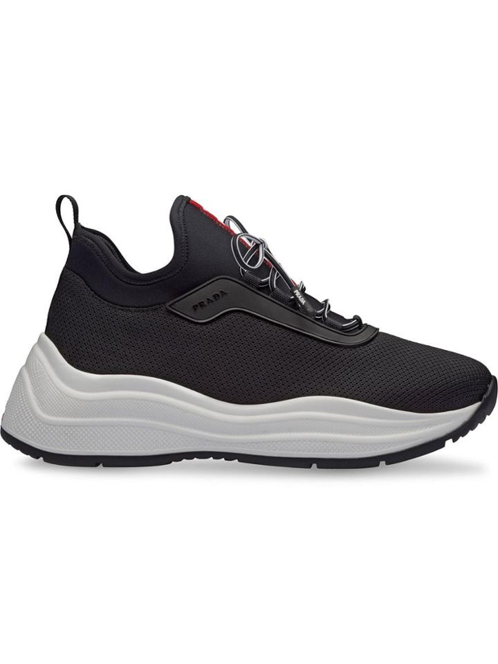 Prada Mesh Sneakers - Black
