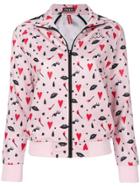 Kappa Graphic Print Zip-up - Pink & Purple