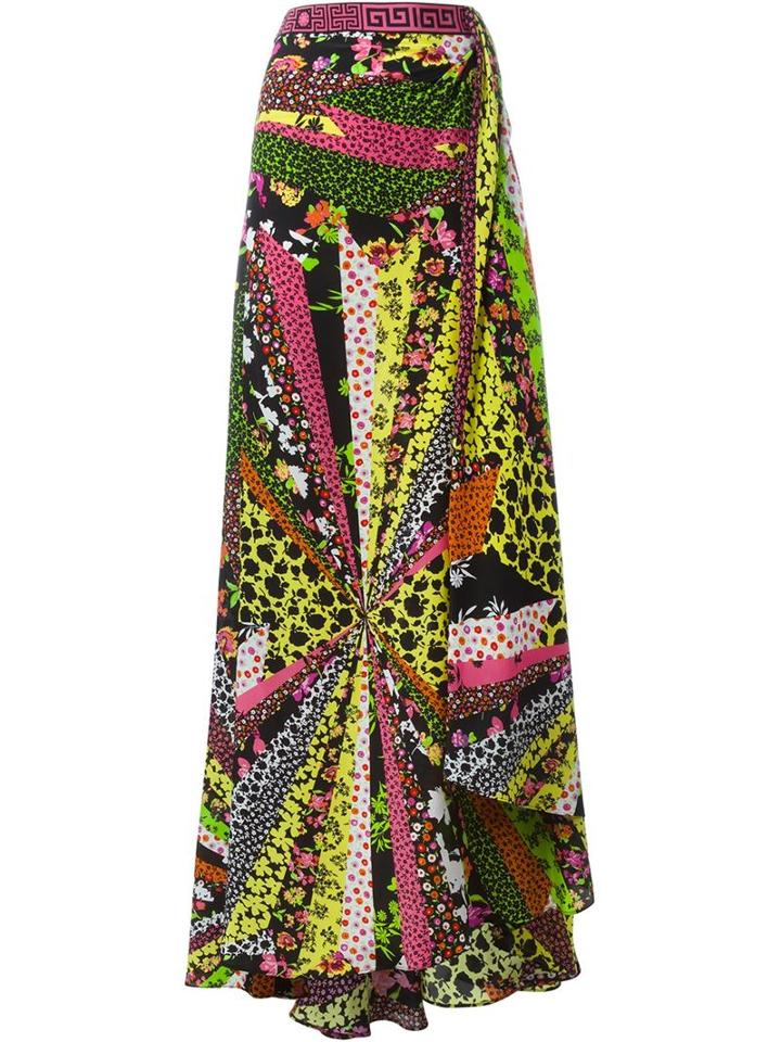 Versace Floral Maxi Skirt