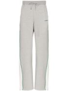 Maison Kitsune X Ader Error Piped Panel Sweatpants - Grey