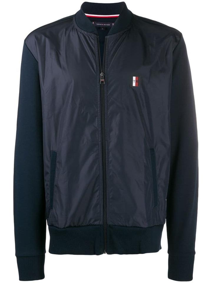 Tommy Hilfiger Panelled Sports Jacket - Blue