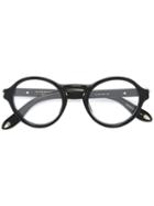 Givenchy - Round Frame Glasses - Unisex - Acetate - 48, Black, Acetate