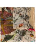 Faliero Sarti Modern London Scarf, Women's, Nude/neutrals, Silk/cotton/modal