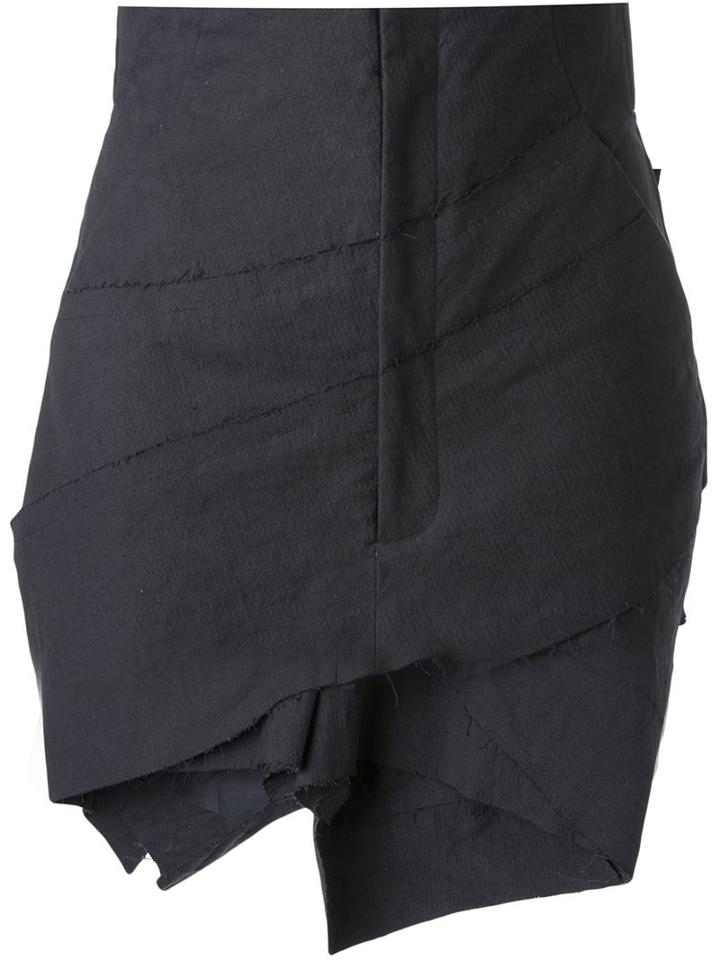 Aganovich Raw Edge Panelled Shorts
