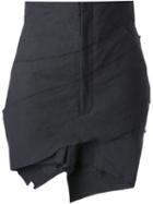 Aganovich Raw Edge Panelled Shorts