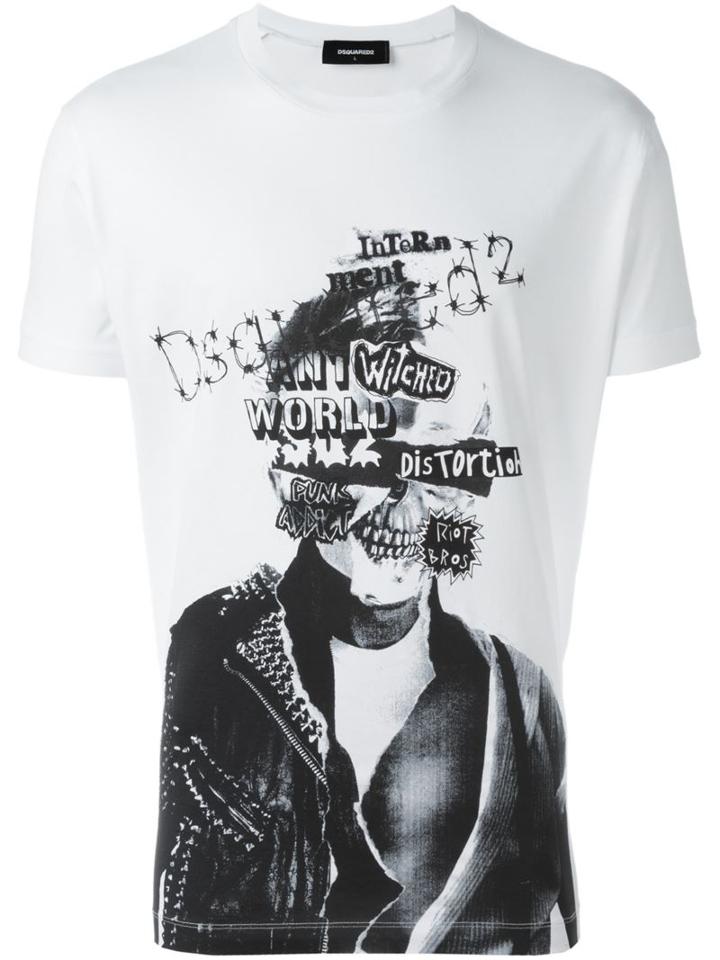 Dsquared2 Skeleton Punk T-shirt