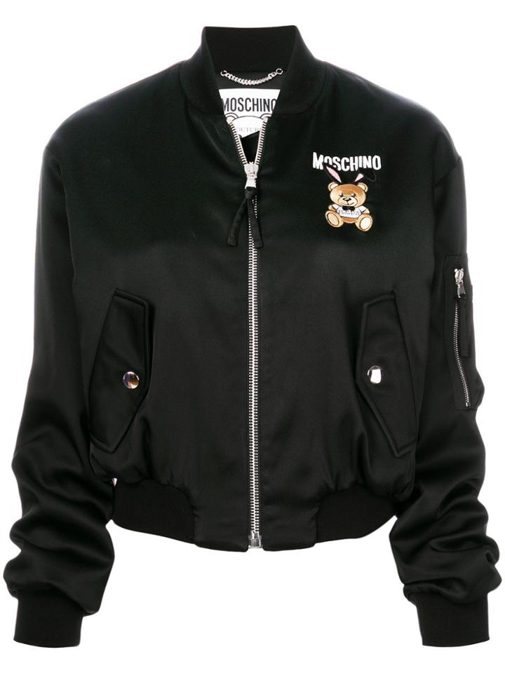 Moschino Playboy Bomber Jacket - Black