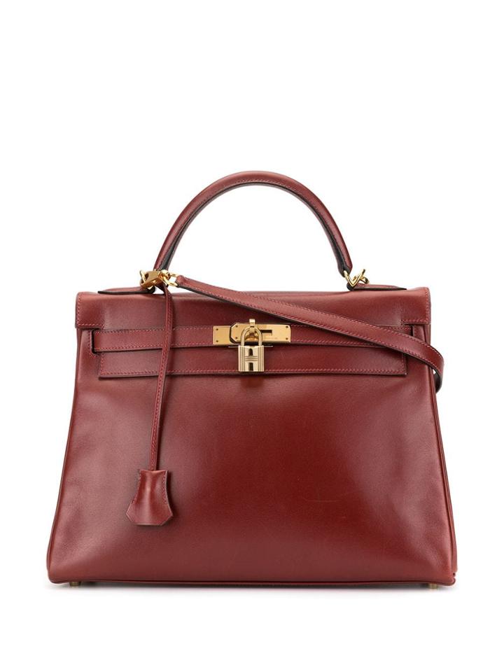 Hermès Pre-owned Kelly 32 Bag - Red