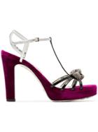 Gucci Elias 85 Platform Sandals - Pink