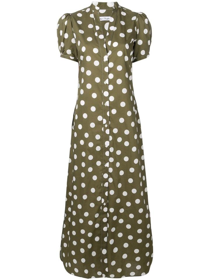 Peter Taylor Patrizia Maxi Shirt Dress - Green