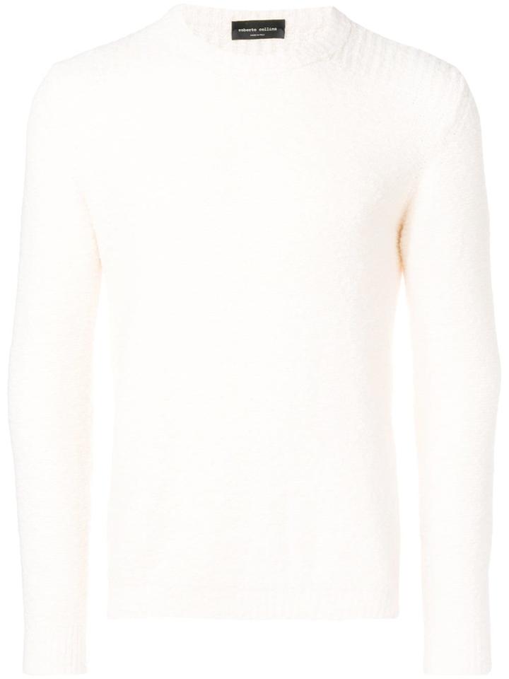 Roberto Collina Textured Knit Sweater - Nude & Neutrals