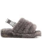 Ugg Australia Slingback Woolly Slippers - Grey