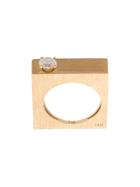Hadar Nornberg Square Shaped Ring - Yellow & Orange