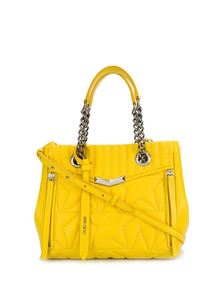 Jimmy Choo Small Shopper Tote - Yellow