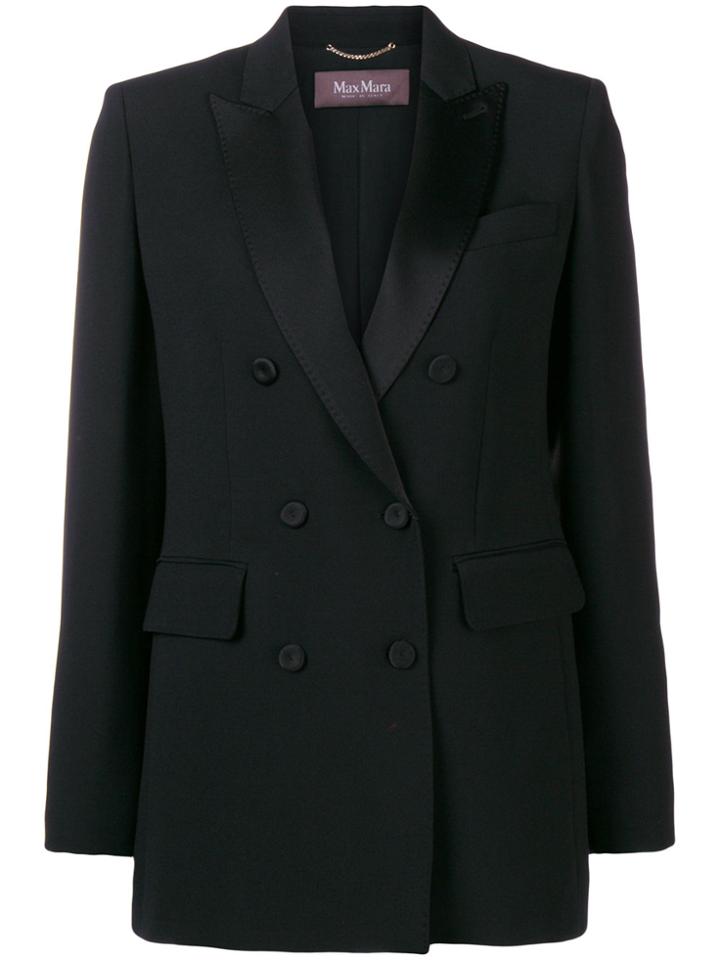 Max Mara Double-breasted Blazer - Black