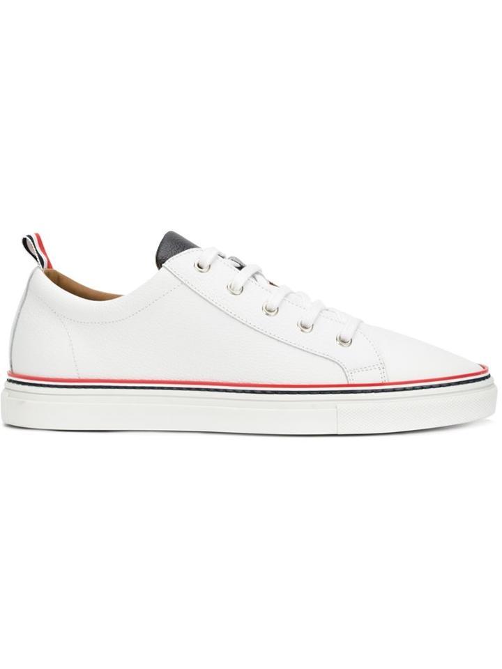 Thom Browne Striped Trim Sneakers