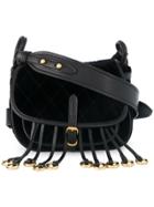 Prada Corsaire Quilted Shoulder Bag - Black