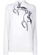 Victoria Victoria Beckham Funnel Neck Jumper - White