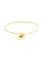 Natasha Collis Slim 18kt Gold And Black Diamond Ring