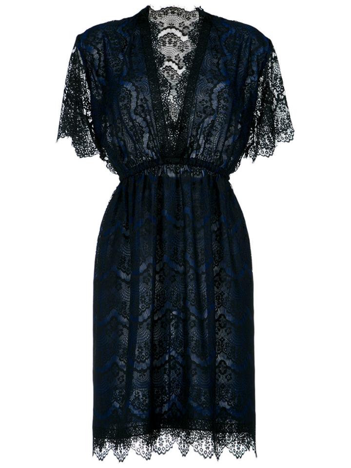 À La Garçonne Lace Dress - Blue