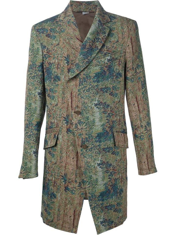 Vivienne Westwood Man Floral Print Longline Blazer