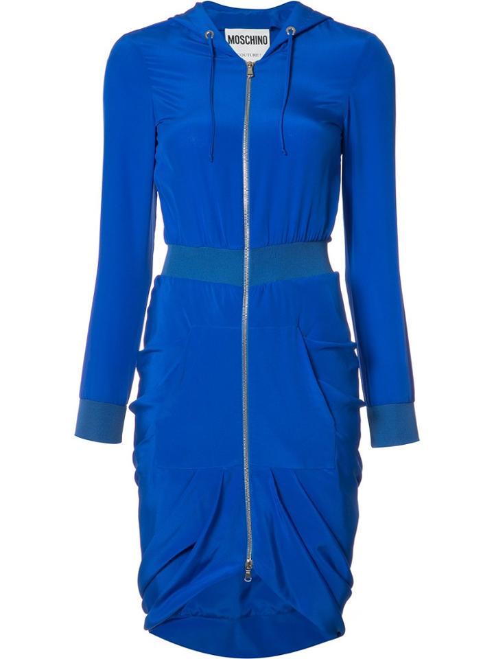 Moschino Hoodie Dress - Blue