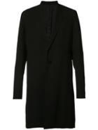 Rick Owens Long-length Coat, Men's, Size: 52, Black, Wool/viscose