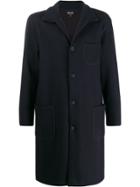 Giorgio Armani Long Buttoned Coat - Black
