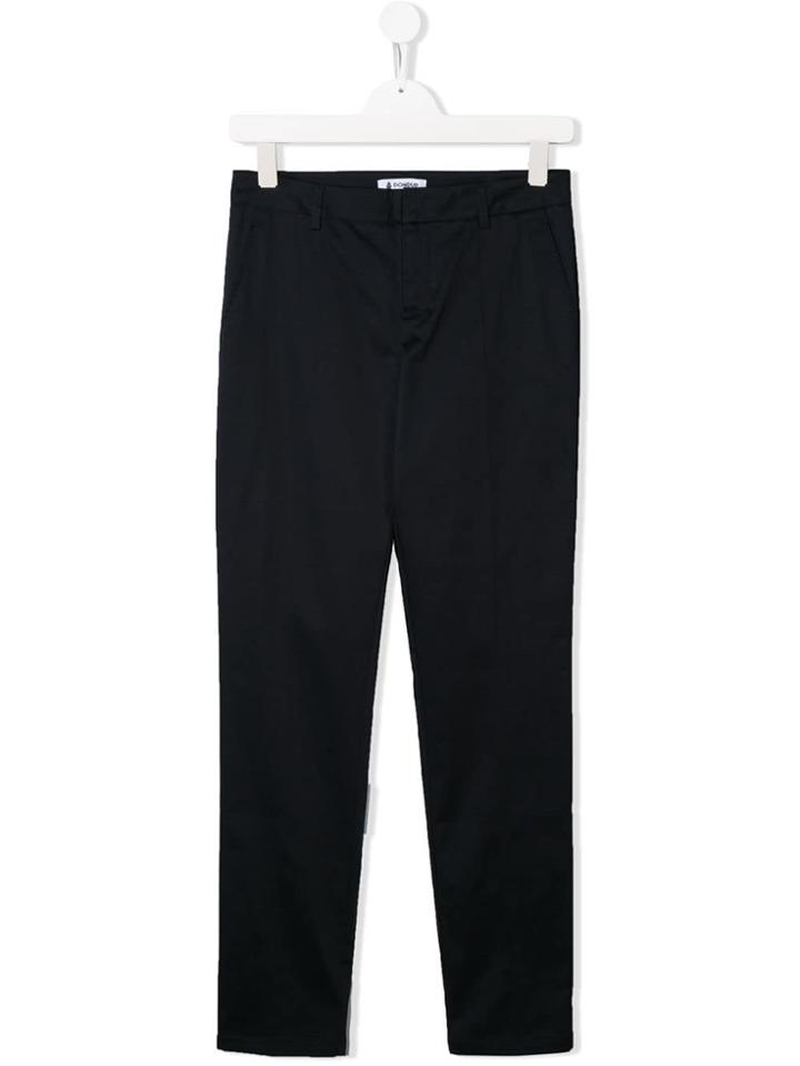 Dondup Kids Casual Slim Trousers - Blue