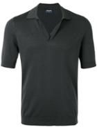 Drumohr - Open Neck Polo Shirt - Men - Cotton - 52, Grey, Cotton