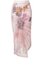 Preen By Thornton Bregazzi Anthea Tulle Skirt - Pink & Purple