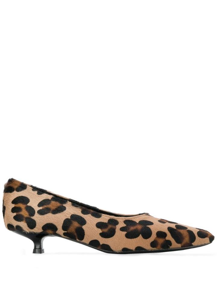Dorateymur Leopard Print Pumps - Brown