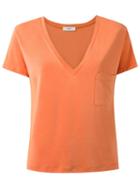 Egrey V Neck Blouse, Women's, Size: 42, Yellow/orange, Polyester