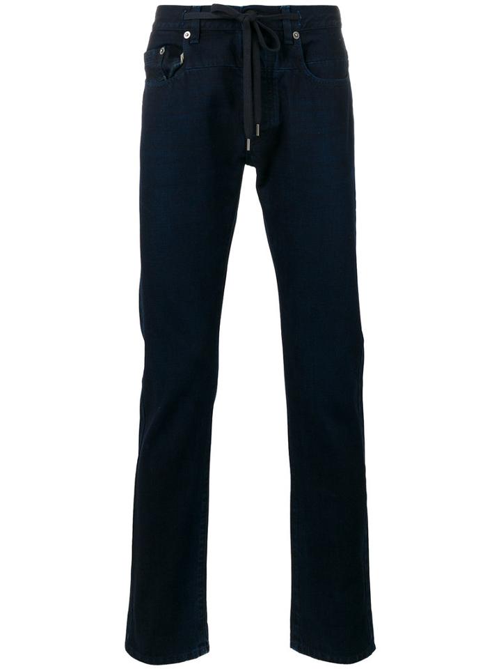 Andrea Pompilio Skinny Jeans, Men's, Size: 46, Blue, Cotton