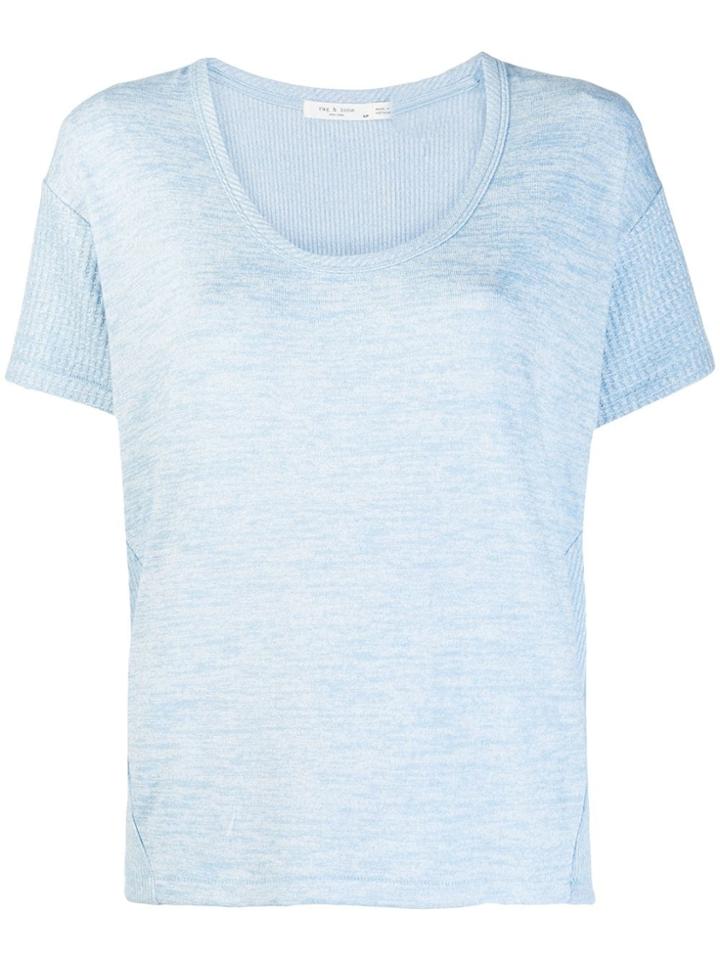 Rag & Bone Round Neck T-shirt - Blue