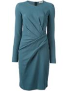 Lanvin Draped Detail Dress - Blue