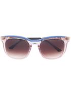 Thierry Lasry Clear Effect Square Sunglasses - Pink & Purple