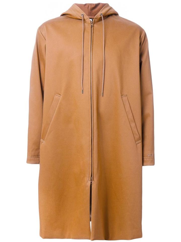 Myne Hooded Coat, Men's, Size: Medium, Brown, Cotton