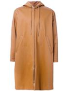 Myne Hooded Coat, Men's, Size: Medium, Brown, Cotton