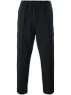 Alexander Wang Tapered Trousers, Men's, Size: 46, Black, Nylon/polyester/spandex/elastane/virgin Wool