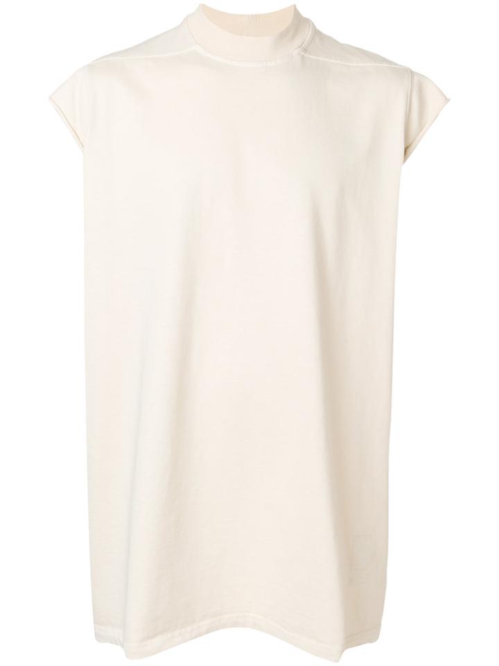 Rick Owens Drkshdw Sleeveless Oversized Sweatshirt - Nude & Neutrals