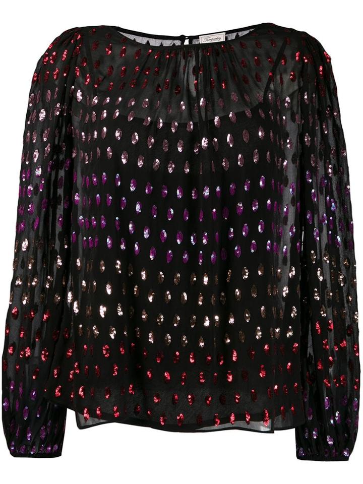Temperley London Embellished Blouse - Black