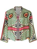 Barena Geometric Print Jacket - Multicolour