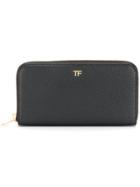Tom Ford All-around Zip Wallet - Black