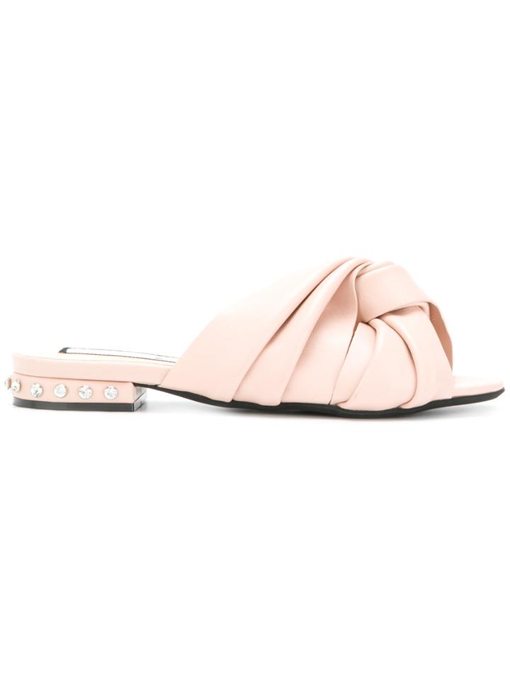 No21 Knotted Bow Sandals - Nude & Neutrals