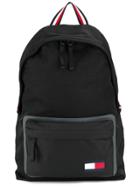 Tommy Hilfiger Utility Logo Patch Backpack - Black